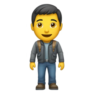 Porte manteau humain  sticker