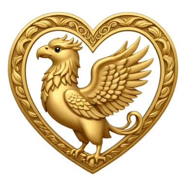 griffin-themed heart sticker