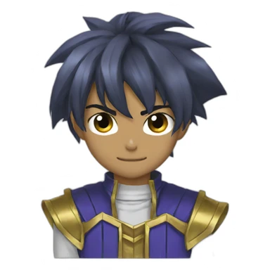 Yu gi oh head sticker