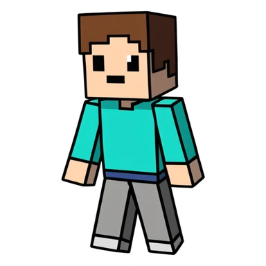 Minecraft character sticker