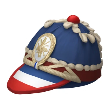 French phrygian cap with a red, white and blue cockade sticker