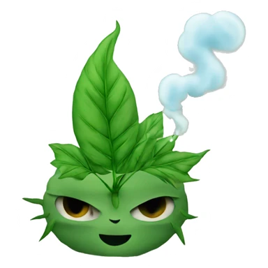 weed smoke with cat sticker