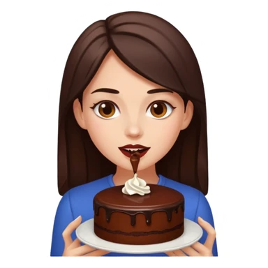 Nicole comiendo caca sticker