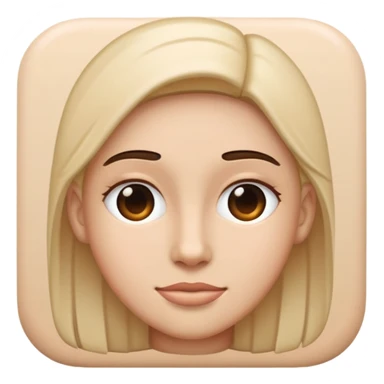 realistic portrait of individual sticker