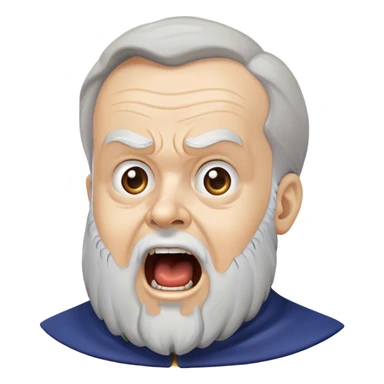 galileo galilei scream sticker