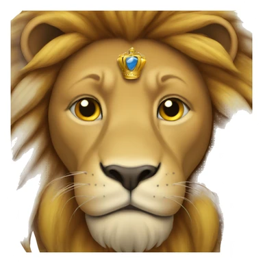 King lion  sticker