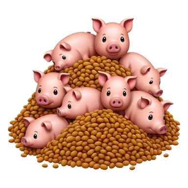 pig food  sticker