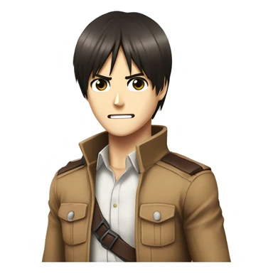 Eren Yeager from Attack on titan sticker