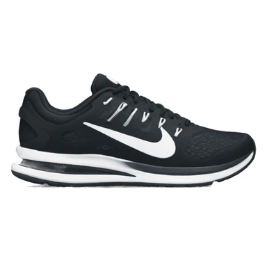 black nike running shoes sticker