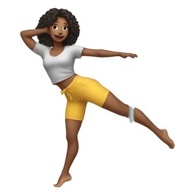 pole move woman sticker