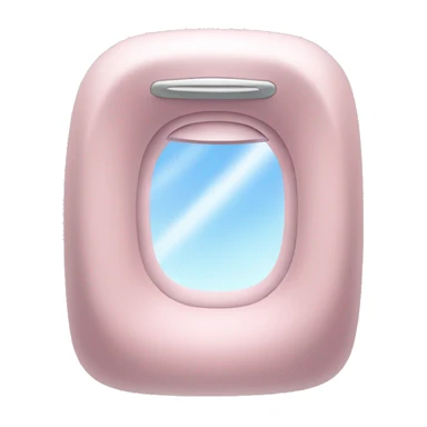 Light pink airplane window  sticker
