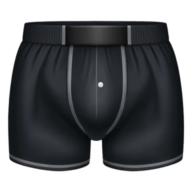 black  underwear boxers sticker