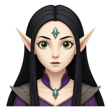 Dark elf sticker