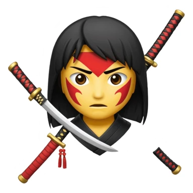 katana emogi sticker