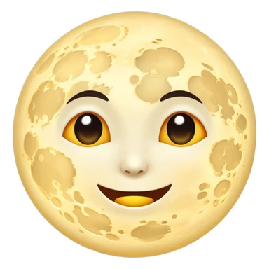 Supermoon sticker