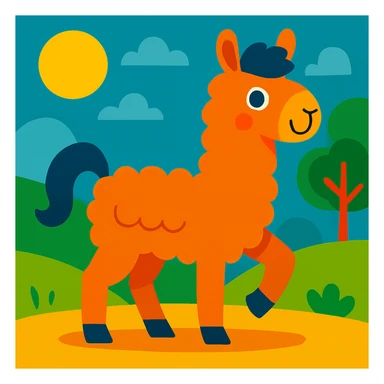 Llama sticker