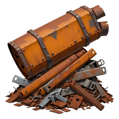 débrouille post apocalyptique ferraille  sticker