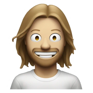 aphex twin with weird face sticker