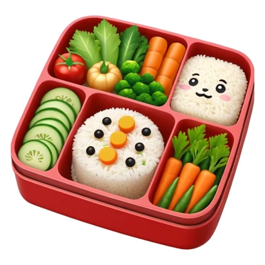 a cute bento sticker