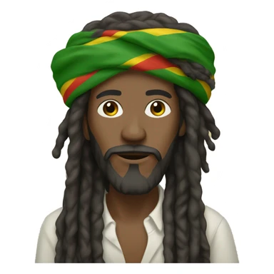 rastafarian sticker