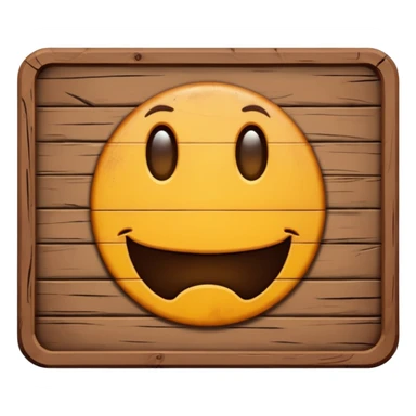 Vintage academia Brown wooden sign sticker