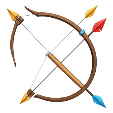 bow and arrow sticker