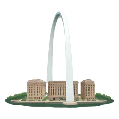 St. Louis arch sticker