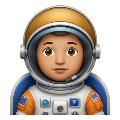 astronaut fat man sticker