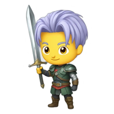 Trunks with de Excalibur  sticker