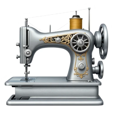 sewing machine sticker