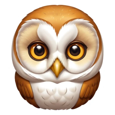barn owl sticker