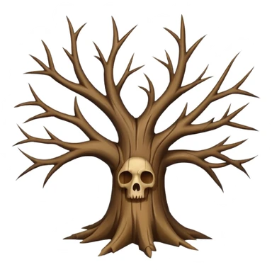 dead tree sticker
