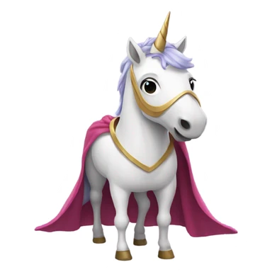 Unicorn with a hero t sticker