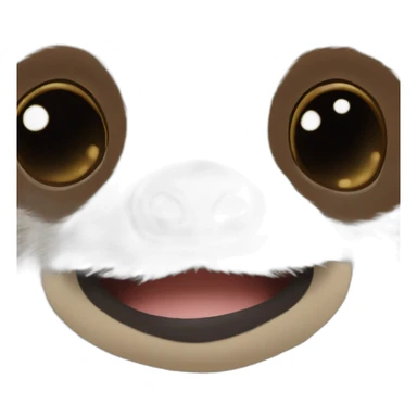 a sloth who kiss someone sticker