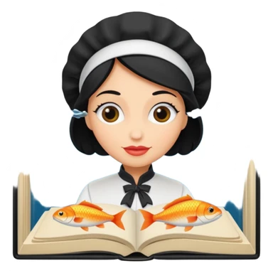 Pull up Fishwife Cookbook graphics sticker