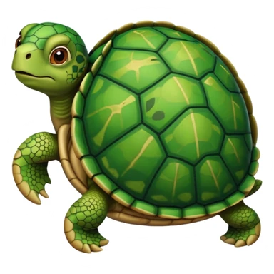 a confused turtle  sticker