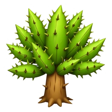 bush in desert sticker