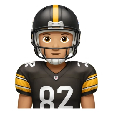 Steelers football team sticker