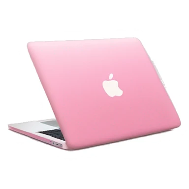 Pink MacBook  sticker