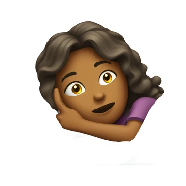 girl in bed with cellphone sticker