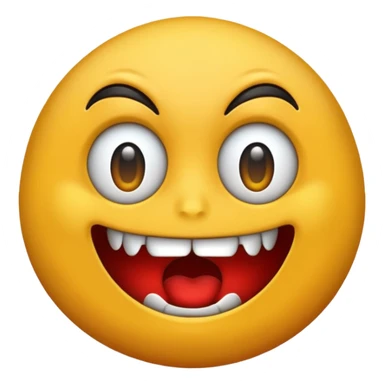 huge giant scary emoji sticker