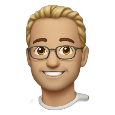 رجل يأكل اندومي شعره احمر sticker