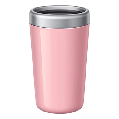 light pink simple modern tumbler  sticker