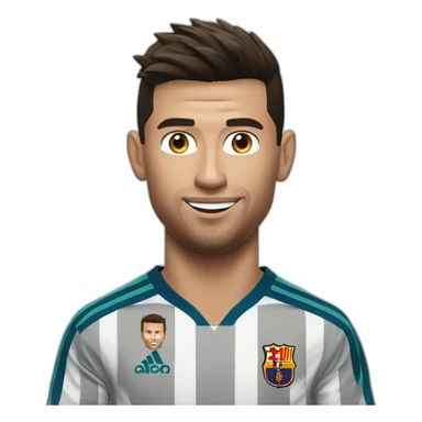 Ronaldo qui  tue messi sticker