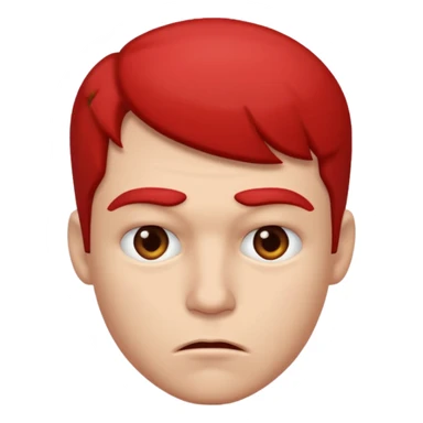 Male biting lips sticker