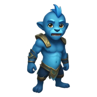 blue riki from dota 2 sticker