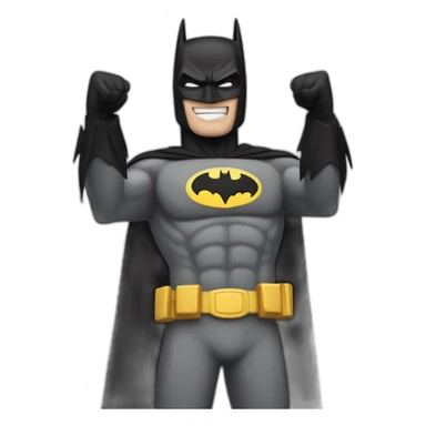 batman salutation sticker