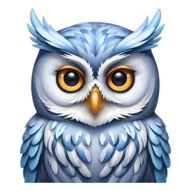🦉 le mm hibou mais glacé  sticker