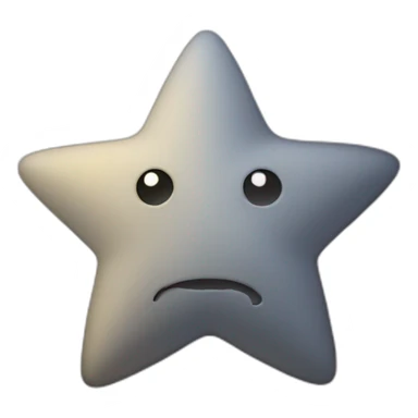 half of a star sticker