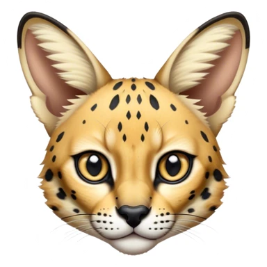 Serval-Genet-hybrid sticker